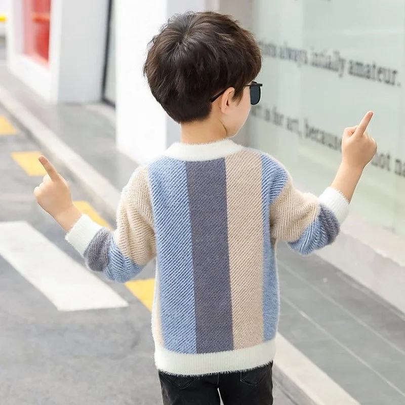 Children's sweater Winter New Cotton Clothing Sweater teenage boys Sweater Children's clothing fall knit sweater 10 12 14 years