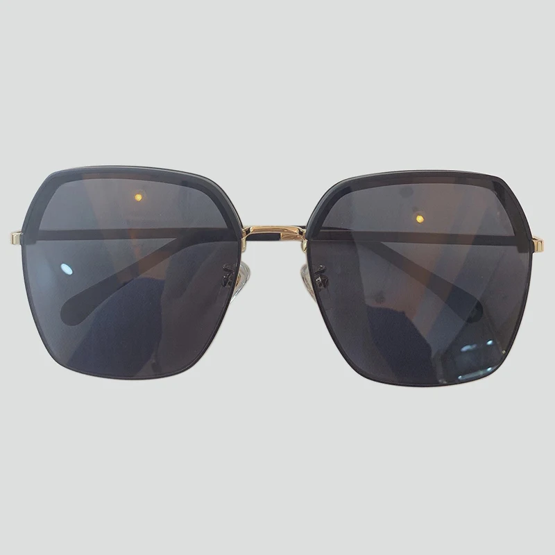 No 3 Luxury Square Sunglasses Women Men Retro Brand Designer Metal Frame Oversized Sun Glasses Female Grandient Shades Oculos - Цвет линз: No 3