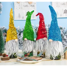 Рождественская бутылка вина покрывает Санта Клаус Снеговик Олень крышка бутылки одежда украшение кухни Новогоднее Рождество ужин вечеринка