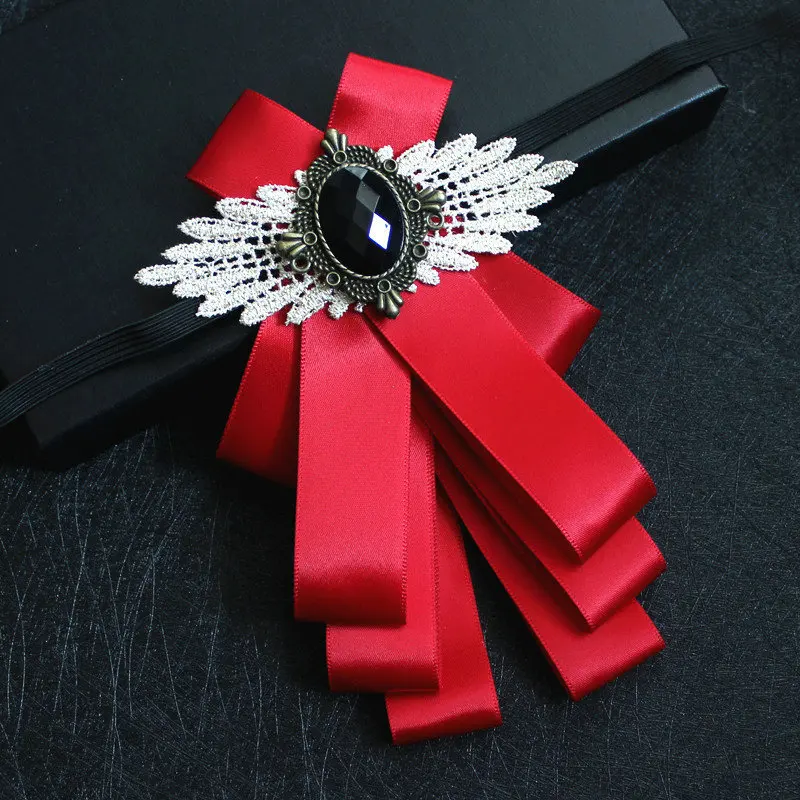 HISUMA Bow Tie Элегантная мужская женская свадебная деловая Вечеринка эластичная лента галстук-бабочка винтажный галстук для жениха сплав Стразы галстуки-бабочки аксессуары - Цвет: HISUMA Bow Tie