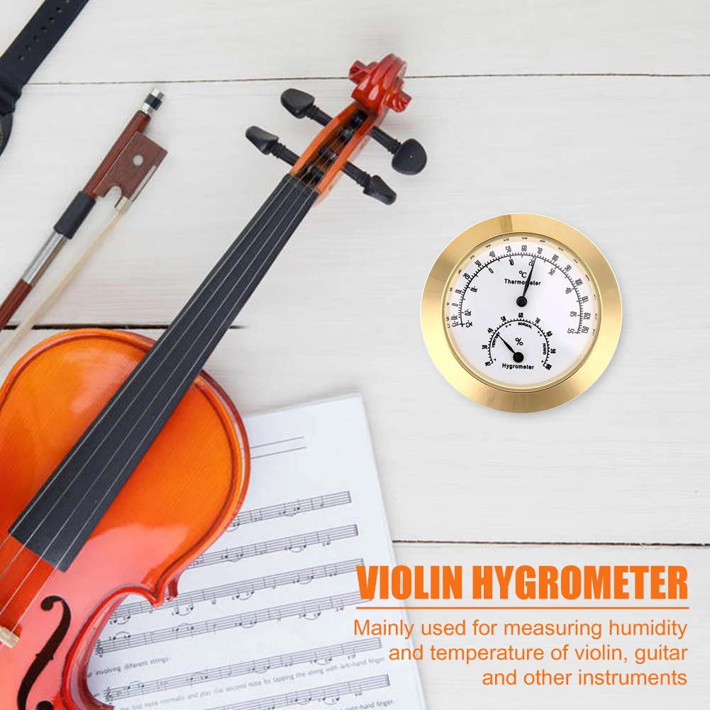 Analog Humidity Gauge Hygrometer Meter Musical Instruments Violin Cello GuitarWS 