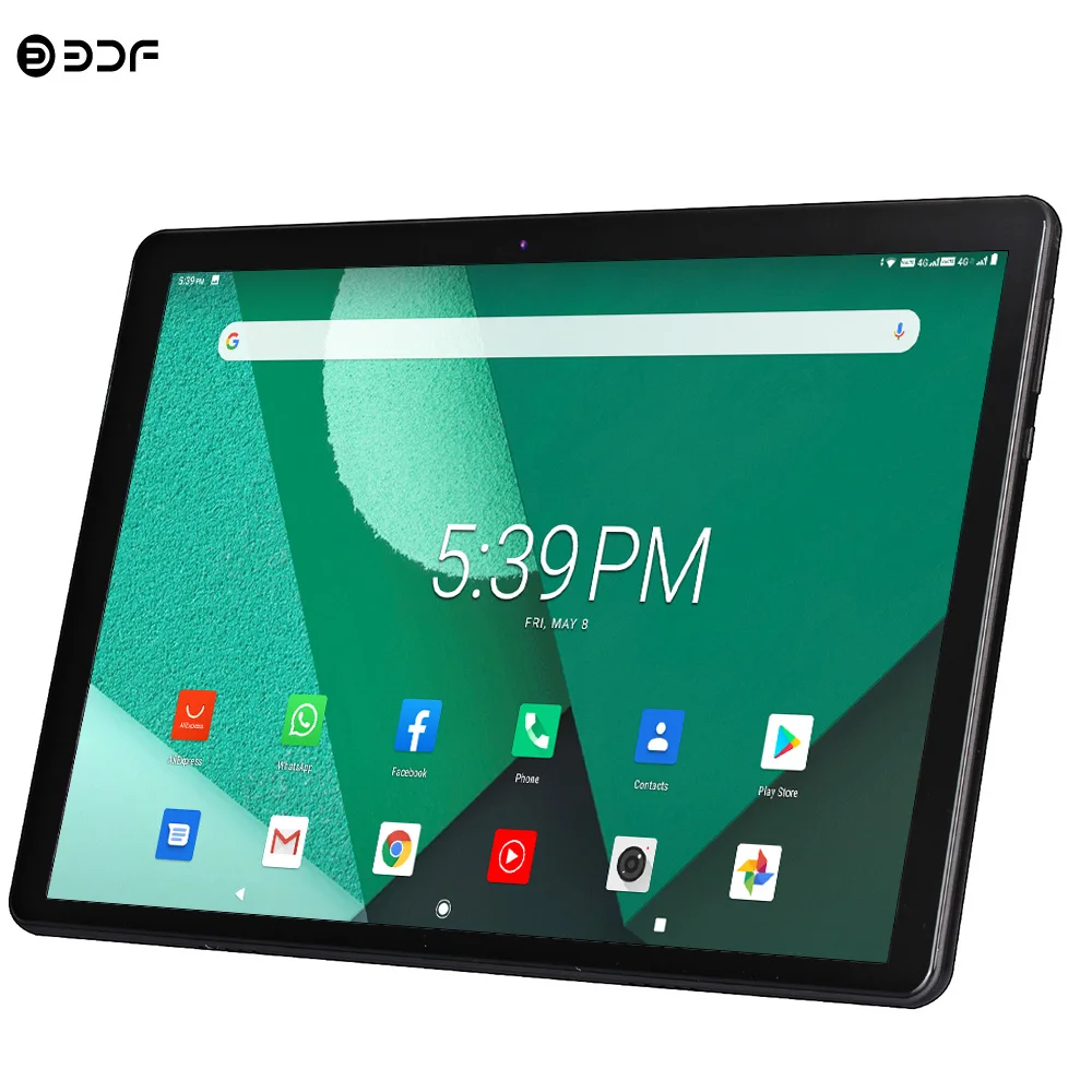 Nieuwe Tablet Pc 10.1 Inch Android 9.0 Tabletten Octa Core Google Play 3G 4G Lte Telefoon Call Gps wifi Bluetooth Gehard Glas 10 Inch