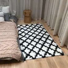 Искусственная накидка из овчины для стула, покрытие из теплой шерсти, коврик для сиденья, длинные кожаные меховые простые пушистые коврики, моющиеся