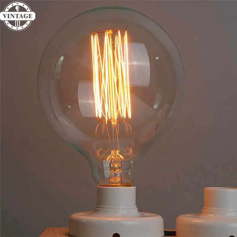 LightInBox новое освещение Ретро Винтажные лампы накаливания 40 Вт/60 Вт 220 В Углеродные