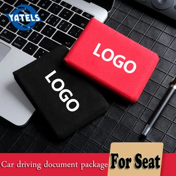 

Best Selling Car driving document package license holster two-in-one ID folder For Seat Leon FR Cupra Ibiza Altea Exeo Formula