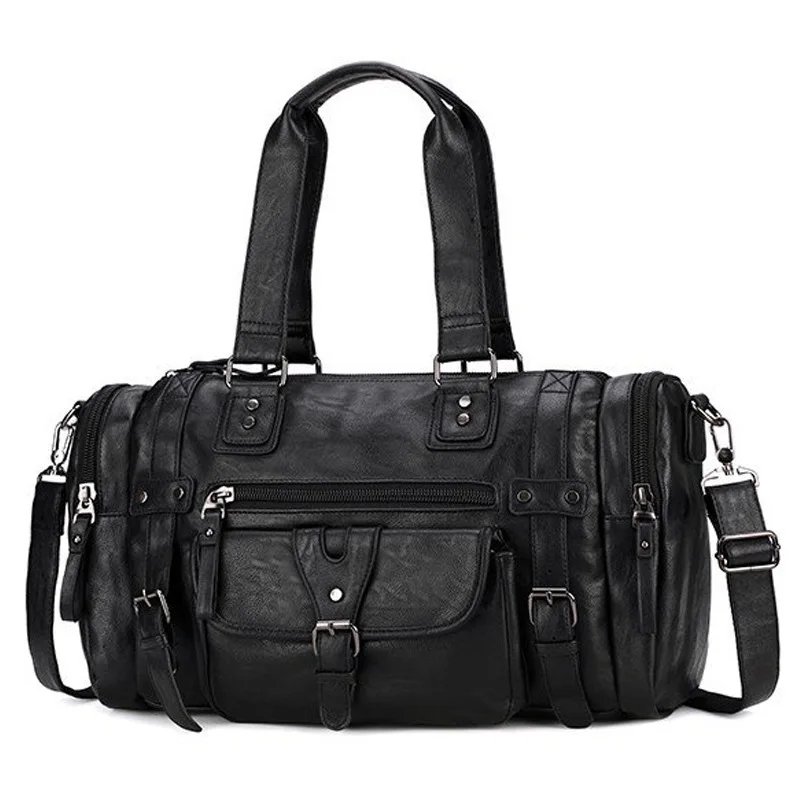 

the new 2019 men's handbags leisure men's leather briefcase Men's Briefcase Famous Shoulder Bags Laptop Messenger BagHandbag