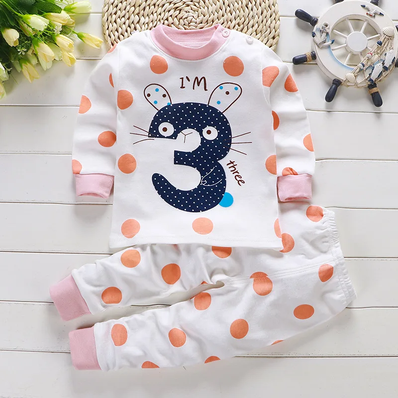 sun baby clothing set Chinese Baby Girl Clothes Autumn Set Long Sleeve Clothing Pink Cloudy Tshirts + Pants 2piece Set Toddler Infant Girl Outfits Baby Clothing Set luxury Baby Clothing Set