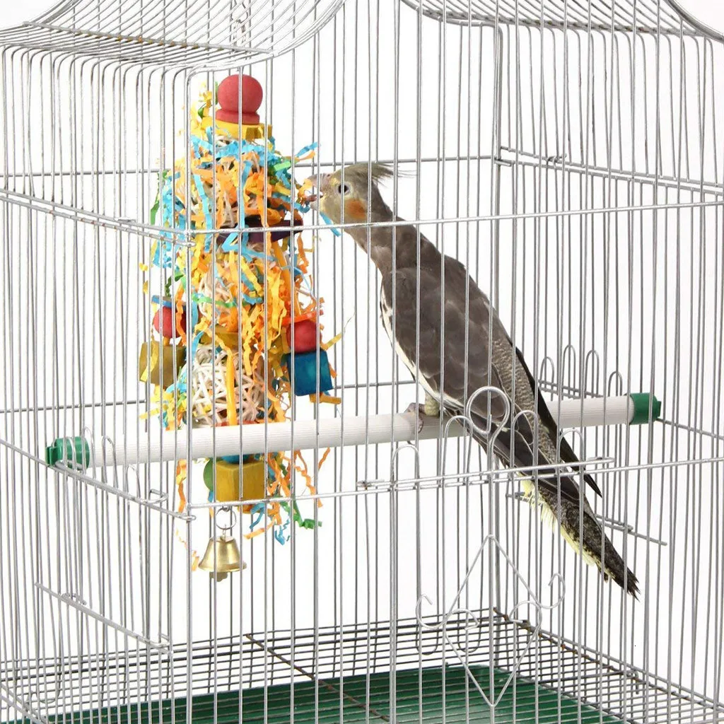 Птица игрушка колокол качели клетка для птиц кулон для попугаев Cockatiel 3 шт. комбинированный костюм игрушка для домашних животных Забавный Инструмент аксессуары Принадлежности для животных