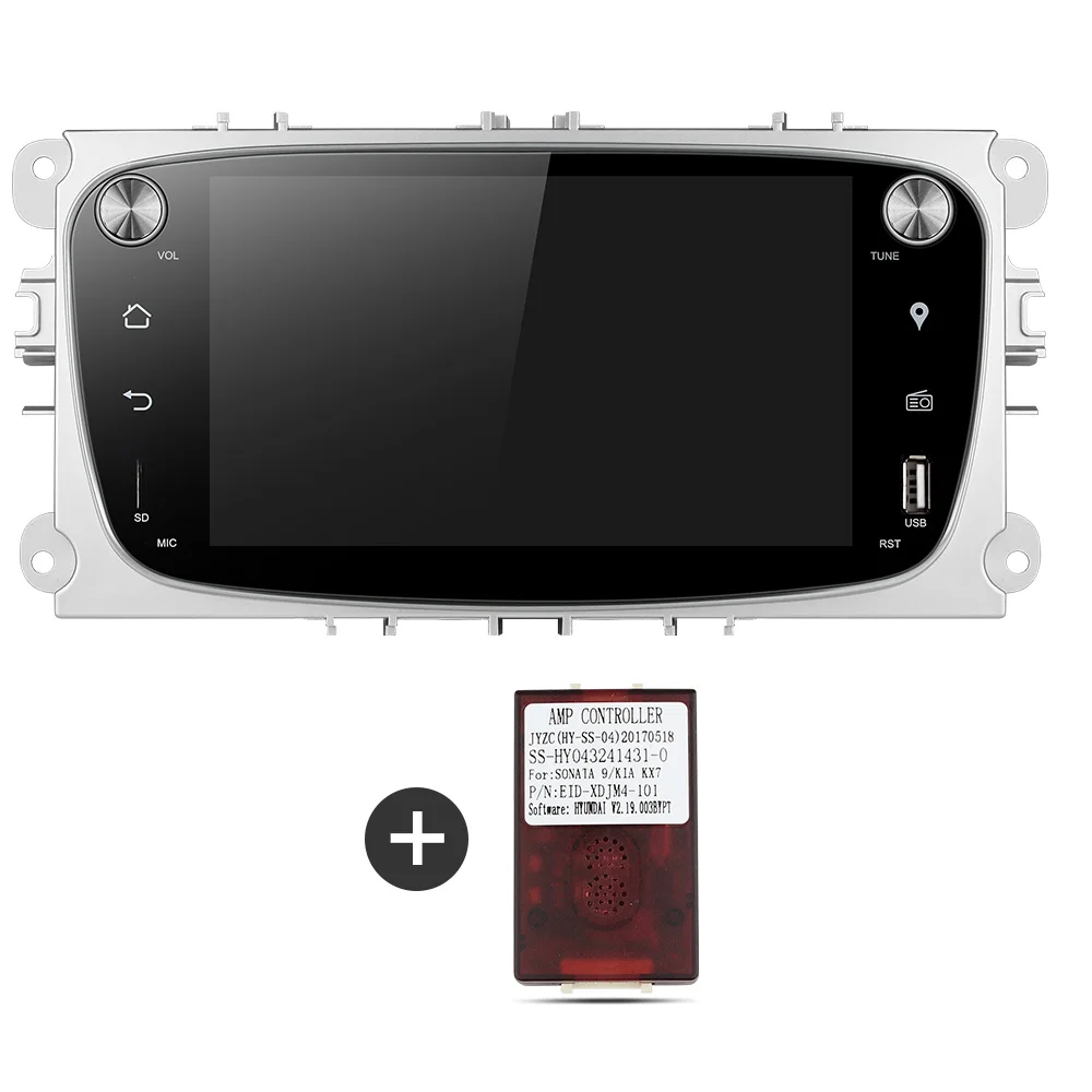 with canbus PX30 2+ 32G android 9,0 автомобильный dvd для Ford focus Mondeo S-max smax Kuga c-max gps умное радио видео WIFI мультимедийный проигрыватель - Цвет: with canbus