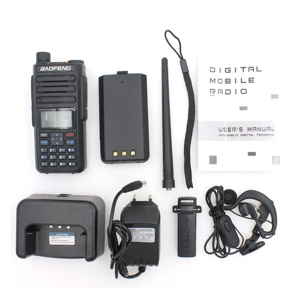 Baofeng DM-1801 цифровая рация DMR Tier II Dual Time slot Tier2 Tier1 DMR цифровая/аналоговая DM-860 Ham портативное радио