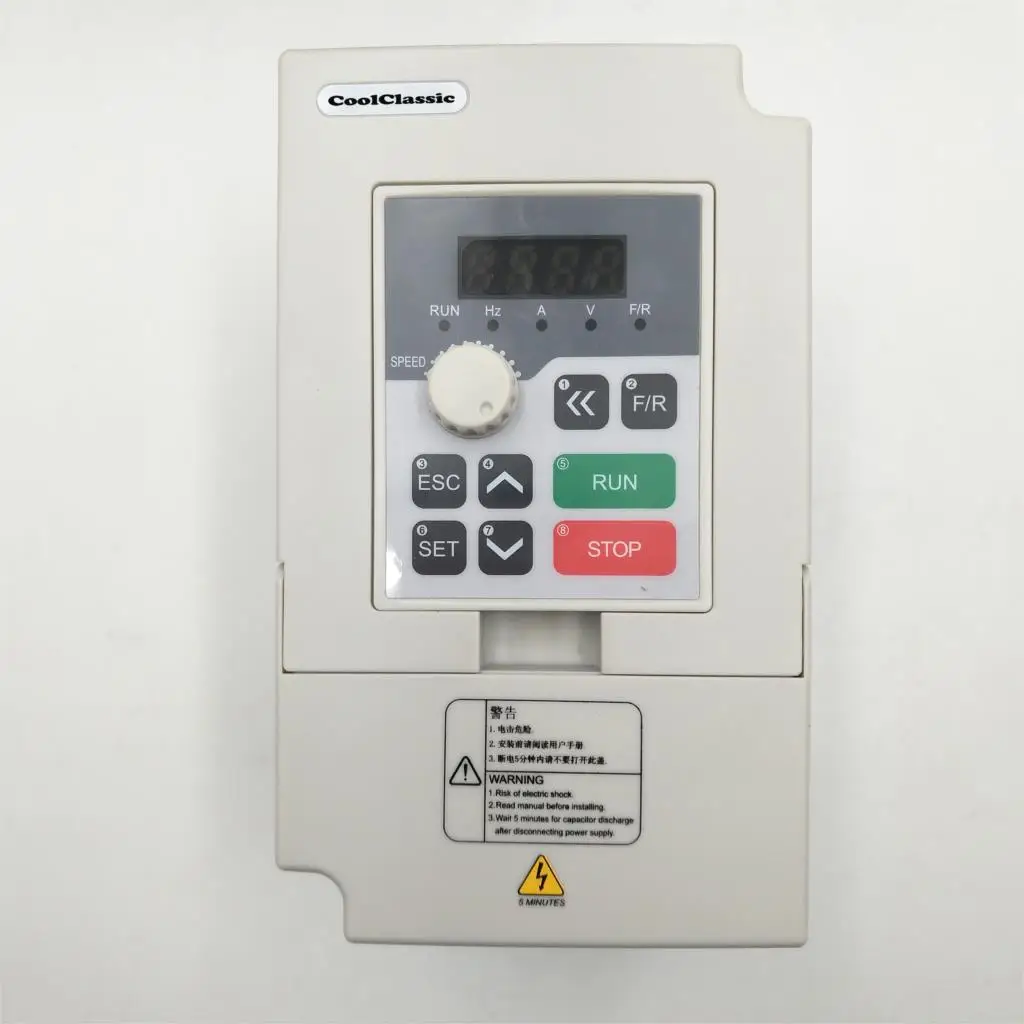 VFD преобразователь частоты векторный Инвертор 1500 Вт 220 В CoolClassic серии E3 высокая производительность векторное управление мини инвертор
