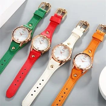 

OTOKY Quartz Watch Woman Leather Bracelet Clock Ladies Top Brand Quartz Watches Female Sports Dress Wrist Watch Relogio Feminino