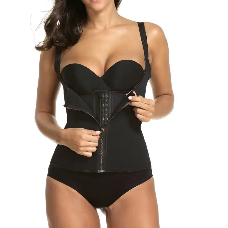 Женский корсет с крючком для похудения черный большого размера 6XL | Женская