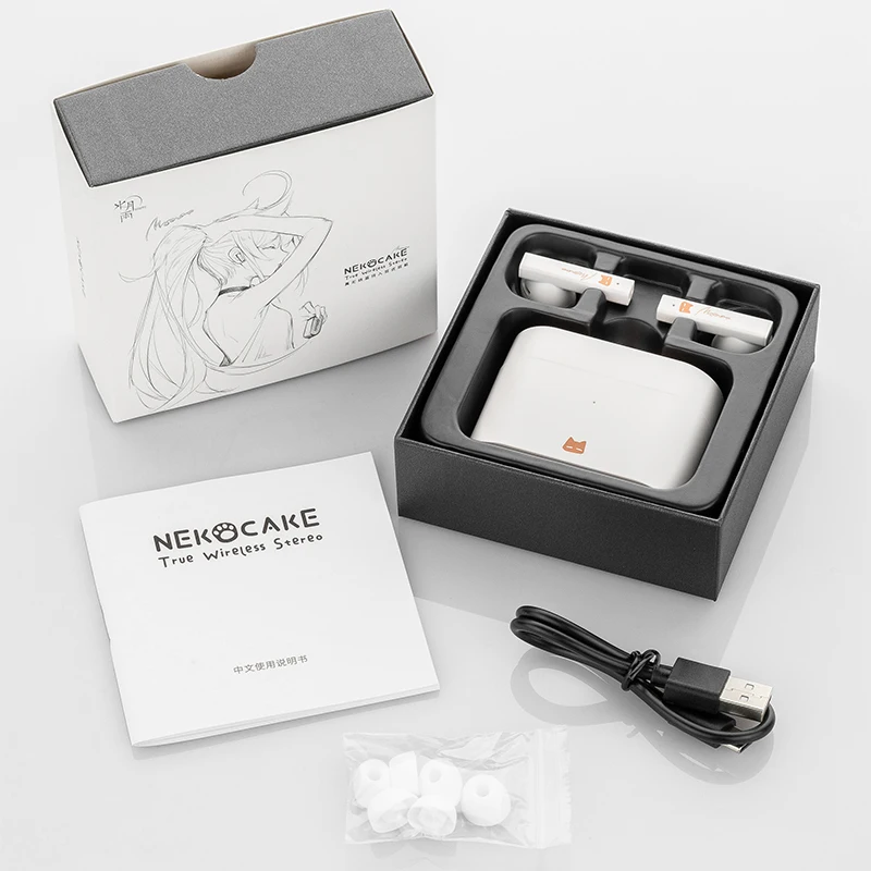 Fones de Ouvido Fone de Ouvido Moondrop Nekocake Bluetooth Suporte A2dp - Avrcp Hfp Hsp Sbc Aac Tws 5.0 - Image 5