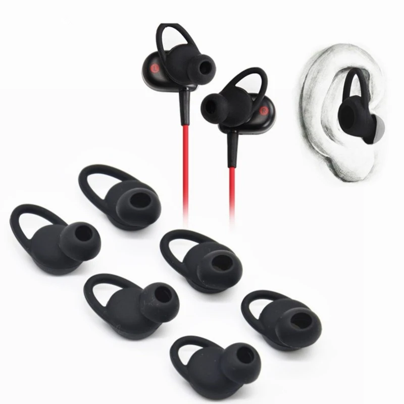 Новые Силиконовые амбушюры для наушников 3 пары Сменные mei zu EP51 Bluetooth аксессуары