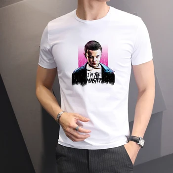 

Lus Los New American TV Series Strange Story Stranger Men T-shirt Short Sleeve Cotton Men Fun Top