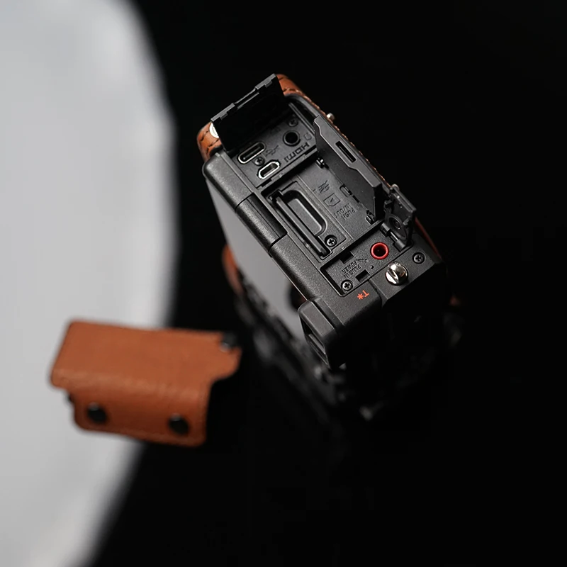 Case da Câmera Capa de Couro Mrstone Sony Artesanal Genuíno Acessórios A7c - Image 2