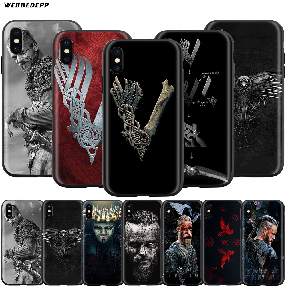 

Webbedepp Vikings Serie Case for Apple iPhone 11 Pro XS Max XR X 8 7 6 6S Plus 5 5S SE