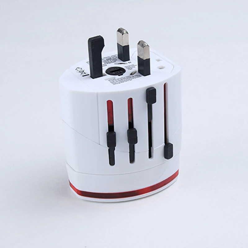 AC100V-250V 10A Универсальный адаптер питания для путешествий с двумя usb-портами DC5V 1A US UK EU AU/CNY