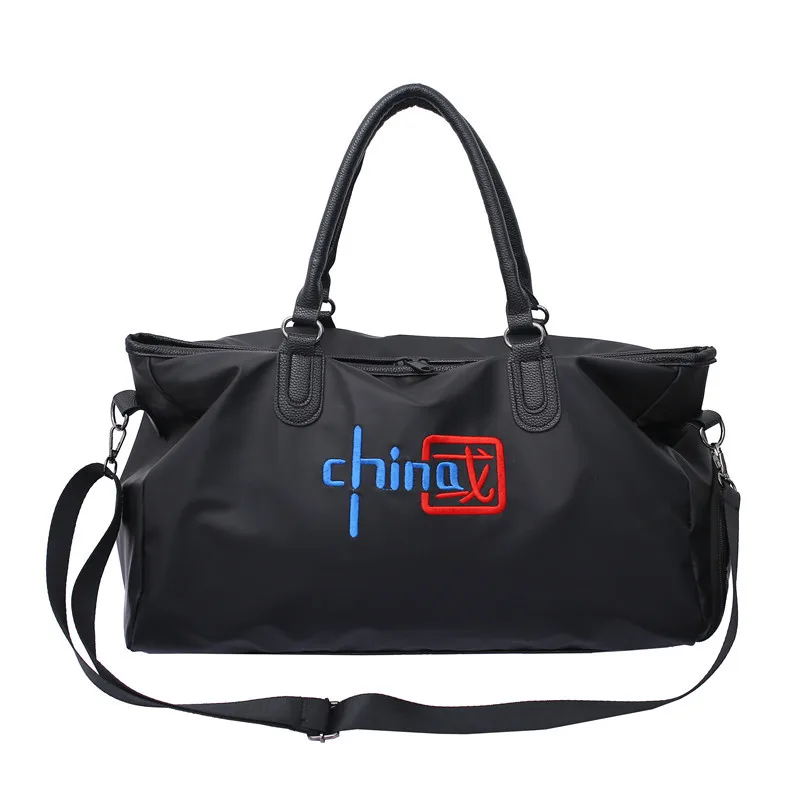 

Large Women's Sports Bag Fitness Gym Bag with Embroidery Men's Sports Bag Waterproof Backpack Female Duffle 2021