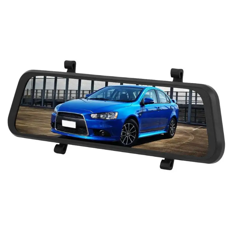 Anytek A7 FHD 1080P Car DVR Camera 9.66 inch Rearview Mirror Dual Lens ADAS Starlight Night Vision Dashcam Video Recorder