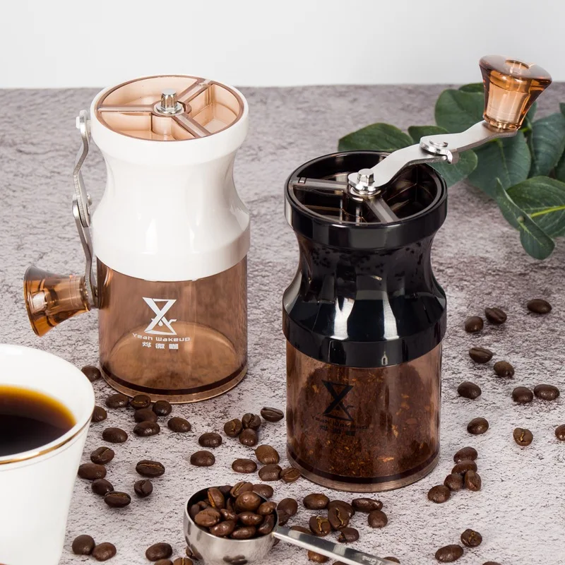  Manual Hand Coffee Grinder Creative With Coffee Cup Coffee Bean Grinder Kitchen Drinkware Hand tool - 4000132795519