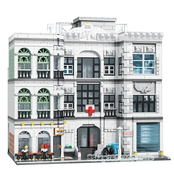 

2021 NEW MOC City Streetview Series The Brickstive Havana Cafe University Modern Cafe Building Blocks Bricks Toys Gifts