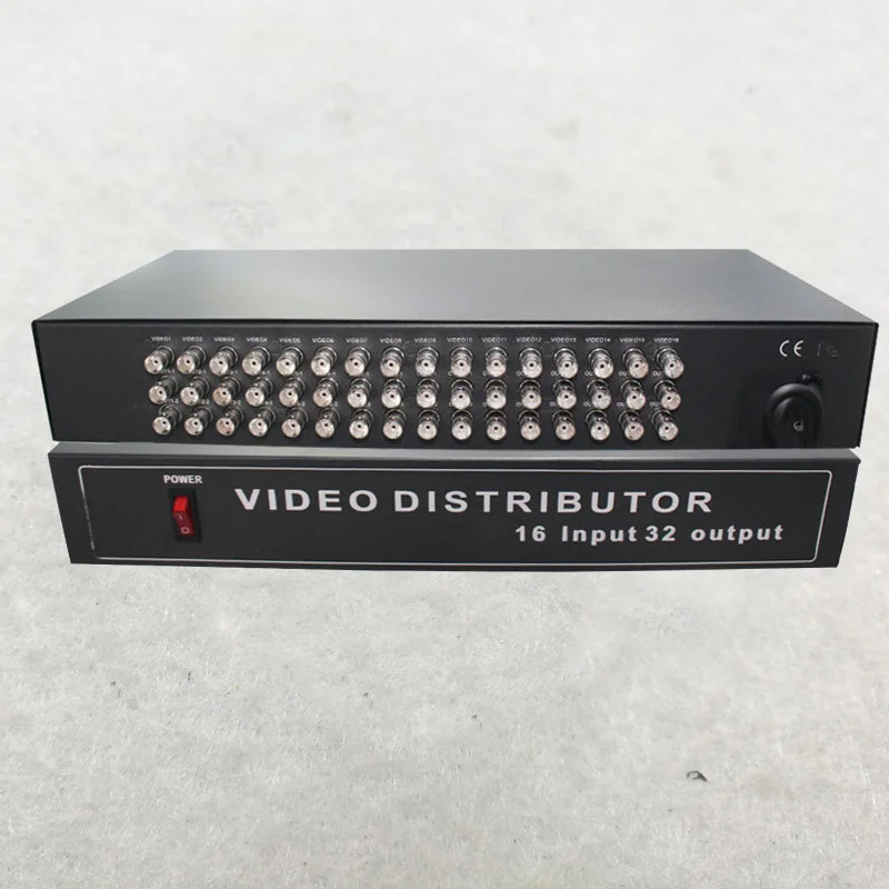 16 In 32 Out AHD CVI TVI CVBS Video Distributor 16CH To 32CH Splitter For CCTV Security Camera