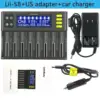 LiitoKala Lii-S8 Battery Charger Li-ion 3.7V NiMH 1.2V Li-FePO4 3.2V IMR 3.8V charger for 18650 26650 21700 26700 AA AAA ► Photo 2/6