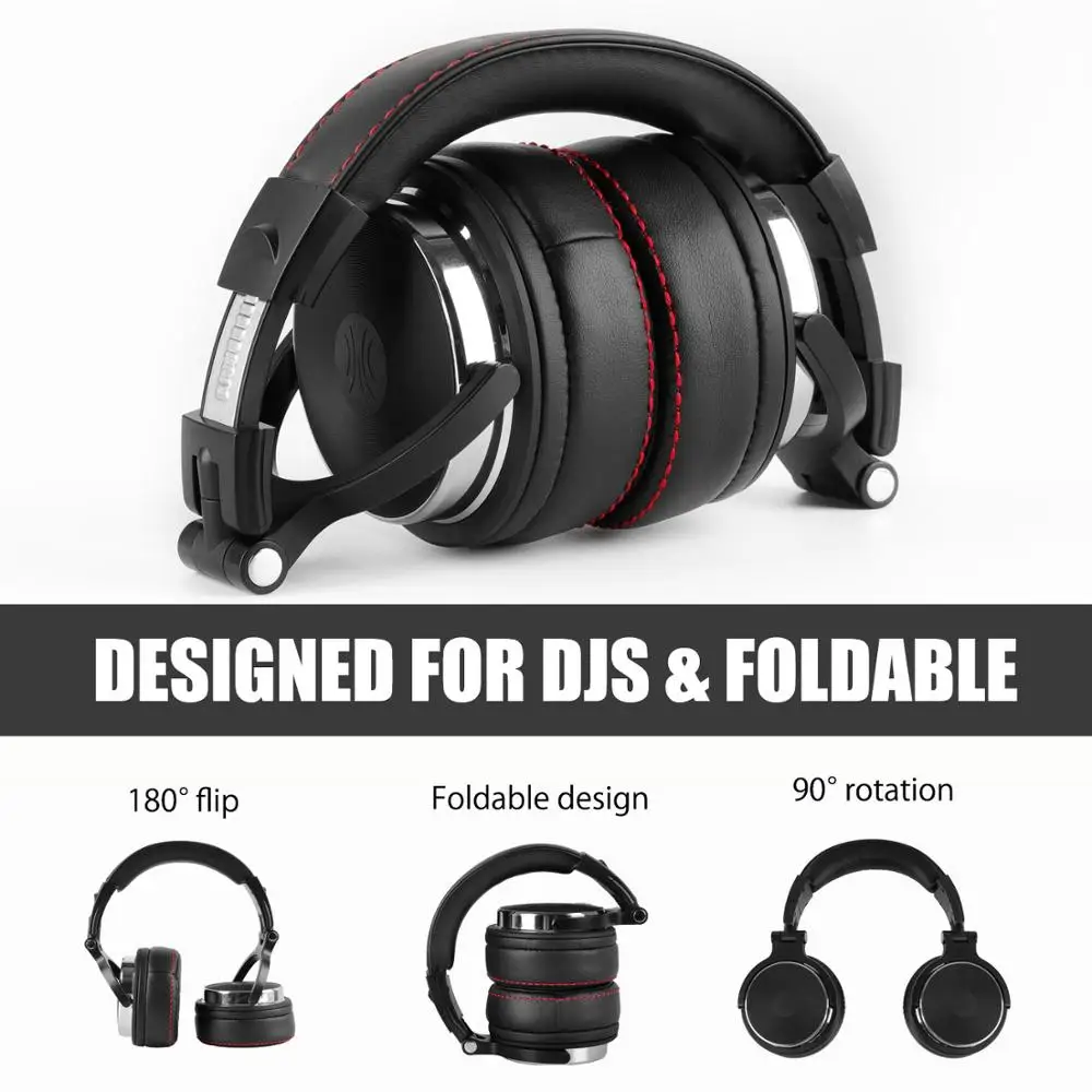 Fones de Ouvido Fone de Ouvido com Fio com Microfone Cabo do Monitor de Alta Fone de Ouvido para o Telefone Oneodio Professional Studio Dual-direito Fidelidade Música pc Pro dj - Image 4