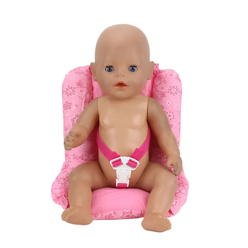 New Car Safety seat cotton Seat Fit For 43cm Dolls Baby Reborn Accessories，Dolls are not included. | Игрушки и хобби