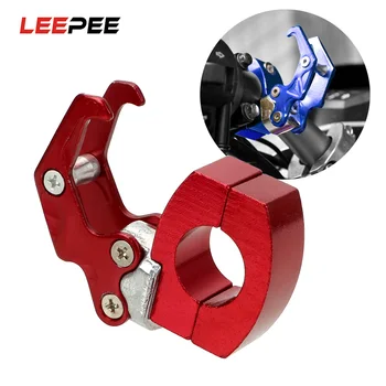 

LEEPEE Aluminum Alloy Motorcycle Bike bicycle Hook Helmet Claw Hook Storage Bag Holder Carry Easy Install Luggage Bag Hanger
