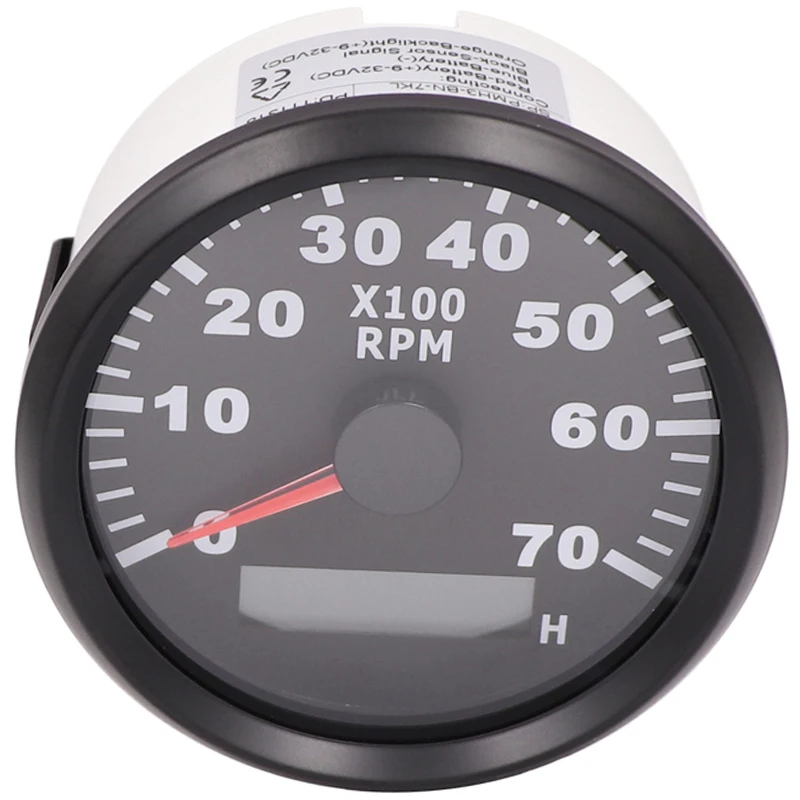 3/4/6/8/10/12 Cylinder Engine Tachometer For Auto Outboard Motor Car Boat Combination Hour Meter