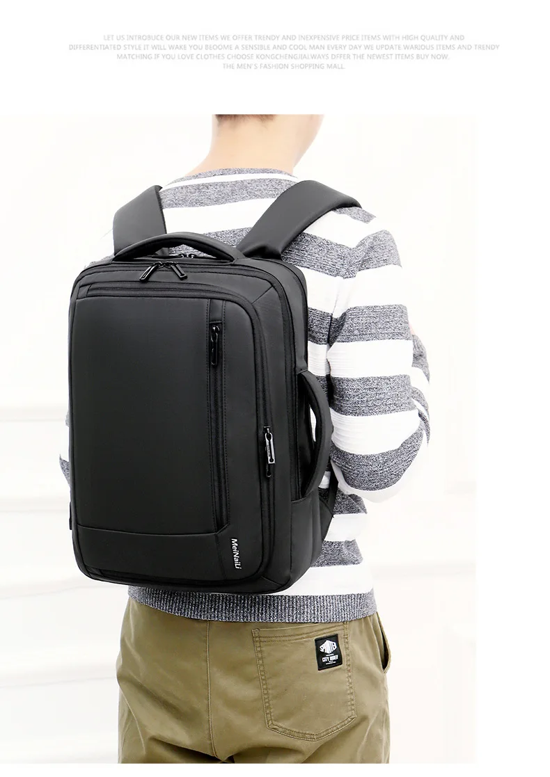 Бизнес-подарок, повседневный рюкзак от производителя, стиль, компьютерный рюкзак на плечо, 15,6 дюймов, сумка для ноутбука, поколение жира