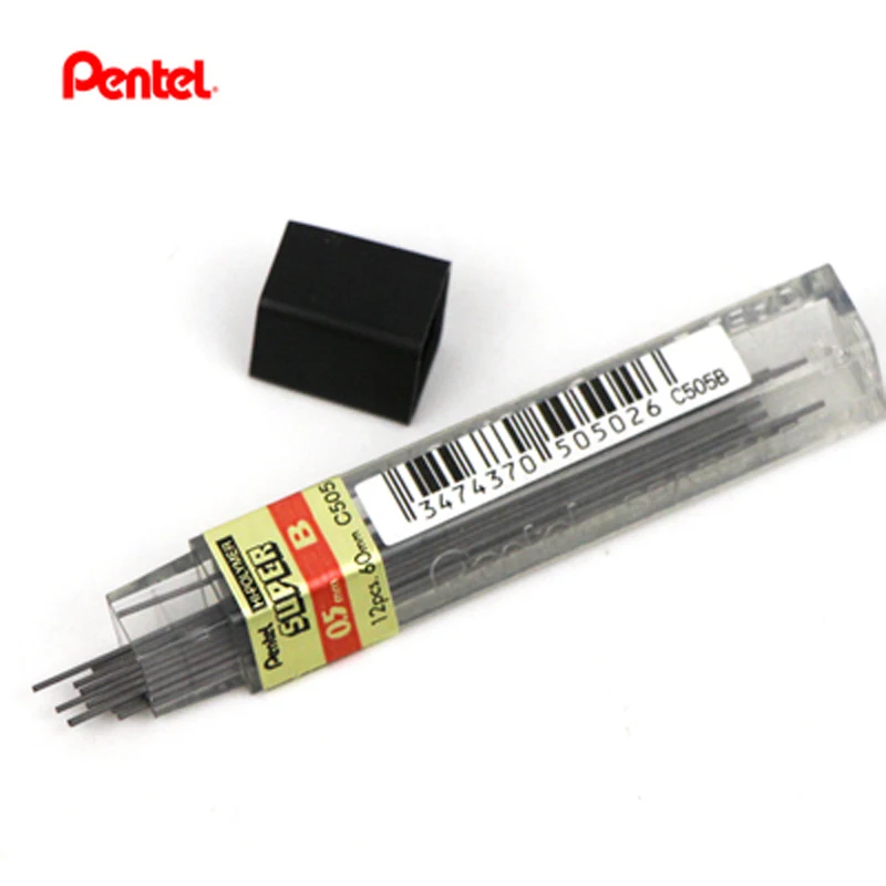 4/6 шт. Pentel C505 грифели для механических карандашей активности стержни для карандаша офисные и школьные принадлежности