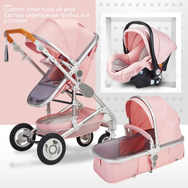 $US $184.76  High landscape baby stroller multifunctional two-way shock-absorbing sit-lay portable newborn strol