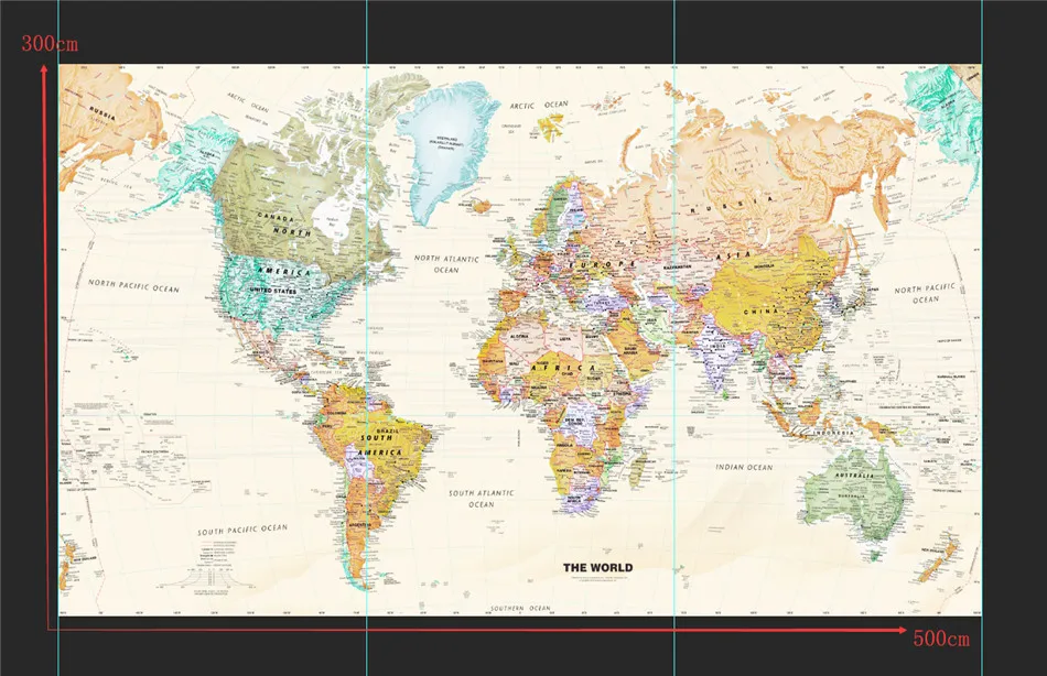 Пользовательские HD мягкий цвет карта мира обустройство дома 3D настенная бумага s Офис Гостиная Кабинет промышленный Декор обои 3D