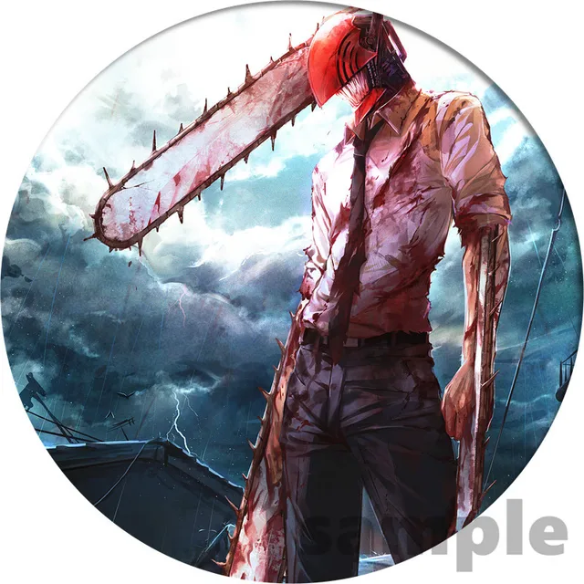 Anime Chainsaw Man Badge Makima Brooch Pin Cosplay Badges For Cloth Backpack Cosplay Anime Accessories 25