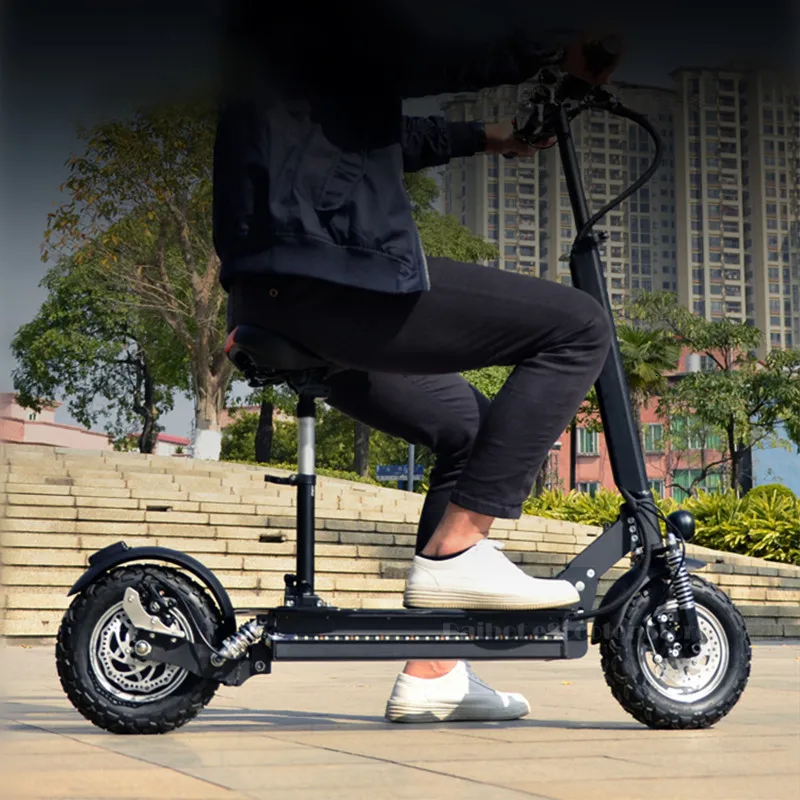 Daibot Powerful Electric Bike 10 Inch 48V Two Wheels Electric Scooters Max Speed 60KMH Folding Electric Scooter 1000W Adults (9)