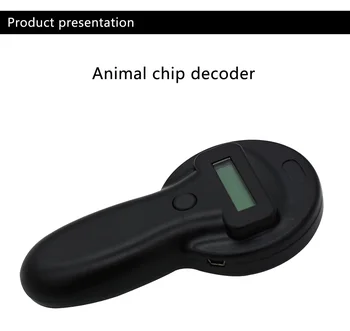

Free shipping FDX-A and FDX-B 125KHz/134.2KHz Pet Microchip Scanner RFID Reader Ear Tag animal handheld Reader USB Store data