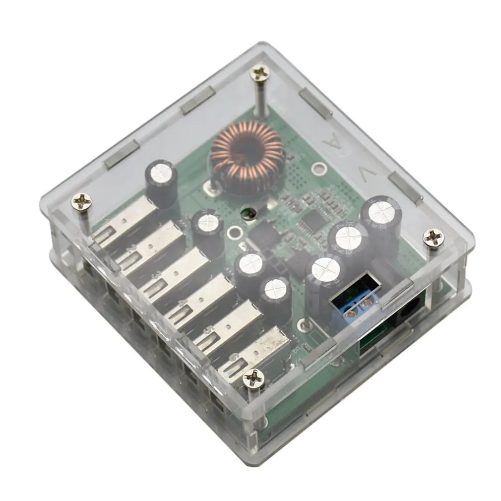 Высококачественный DC10-30V Buck 5V 6 модуль зарядного устройства USB Автоматическая идентификация защита напряжения CCL Новый