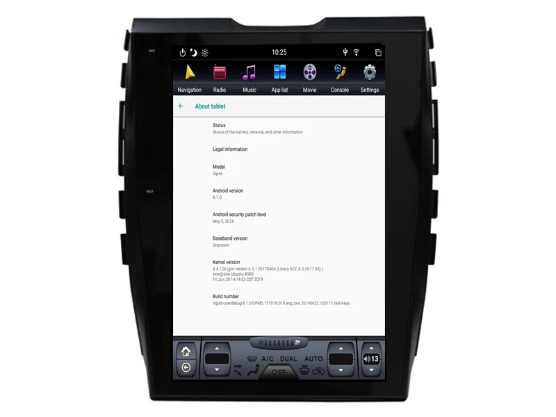 AVGOTOP Android 8,1 Tesla Автомобильный Gps навигатор DVD автомобильный радиоприемник для FORD EDGE- ручная воздушная версия 6 ядер+ 4G+ 32G ips экран
