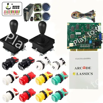 

Arcade game 60 in 1 Game DIY kit PCB Complete fittings for Arcade JAMMA games with Arcade Joystick Microswitch Buttons 2 Players