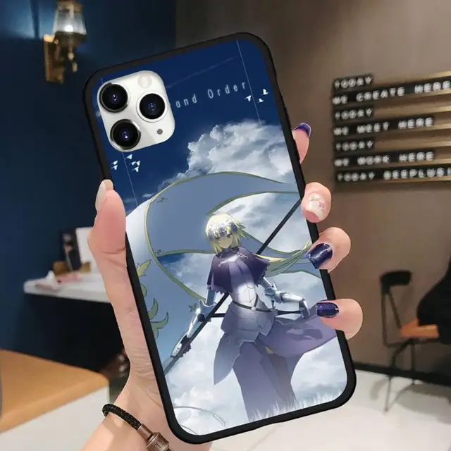 Fate Grand Order Anime Phone Case For Iphone 11 12 Mini Pro Xs Max 8 7 6 6s Plus X 5s Se Xr Phone Case Covers Aliexpress