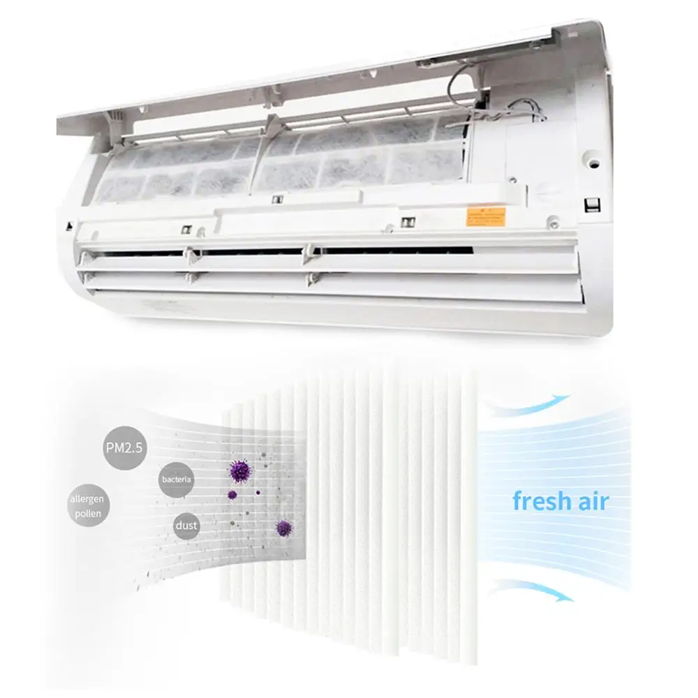 10PCS electrostatic cotton dust-proof air filter For xiaomi 1/2 / 2S liver air filter universal brand air purifier filter Hepa 7