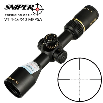 

SNIPER VT 4-16X40 MFPSA First Focal Plane Hunting Rifle Scope Side AO Glass Etched Reticle Tactical Optical Sight Riflescopes