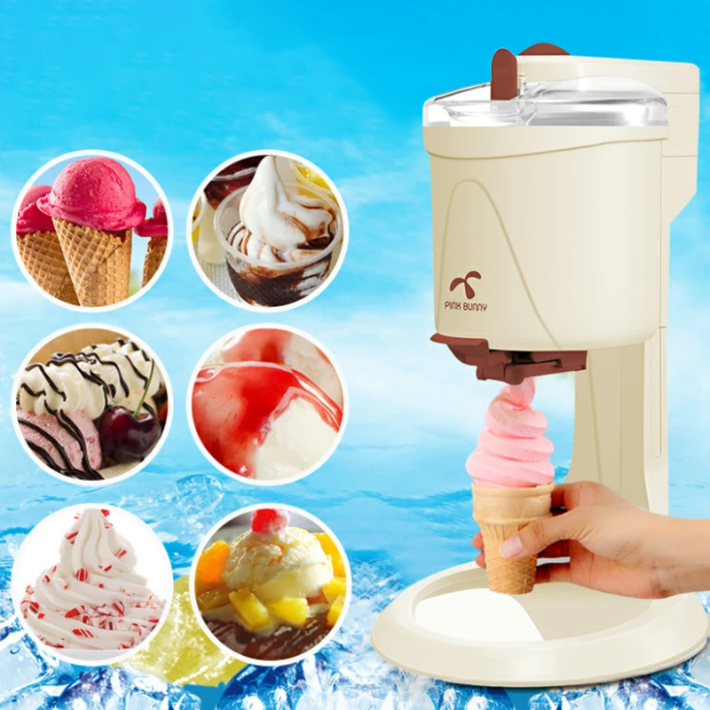 Mini machine à glace entièrement automatique, machine à milkshake