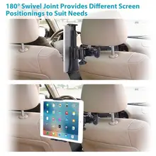 Крепление на подголовник для 7,0 10,1 11 дюймов Автомобильный держатель для планшета подставка на заднее сиденье Крепление универсальное для Ipad samsung Xiaomi автомобильные аксессуары