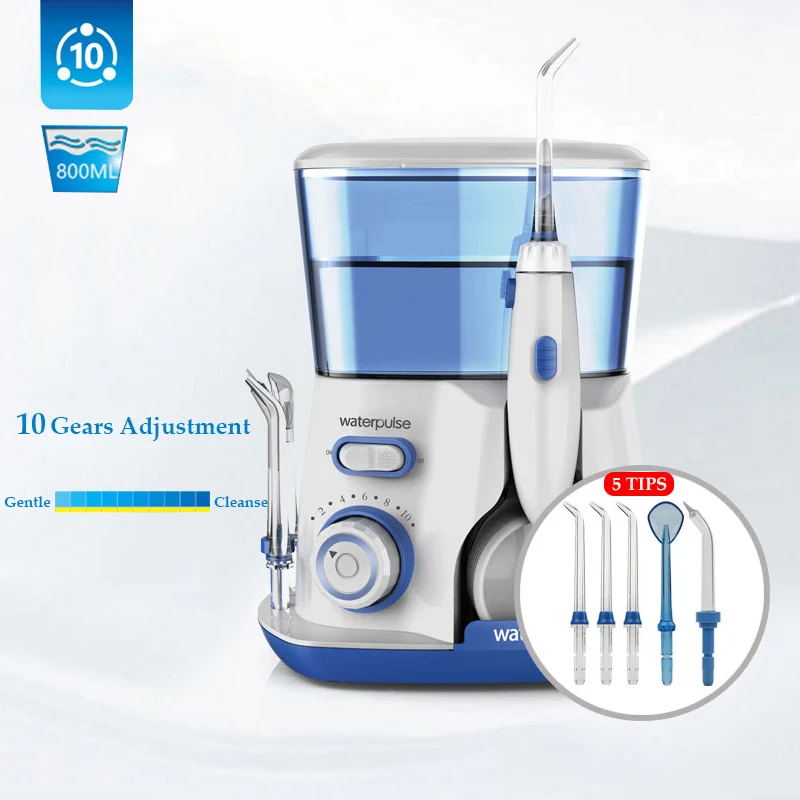 

Oral Irrigator Portable Electric Oral Irrigator USB Rechargeable Water Pik Teeth Cleaner Waterpulse 800ML Oral Dental Flosser