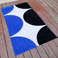 Плотное банное полотенце Oufan Multi-Dolphins, бархатное удлиненное банное полотенце с принтом, хлопок, 800 грамм